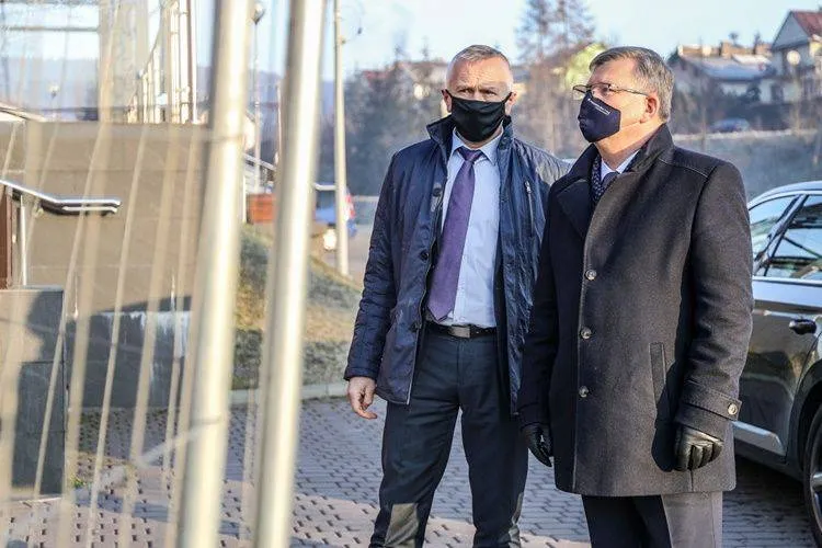 Marszałek Witold Kozłowski z wizytą w sądeckich gminach