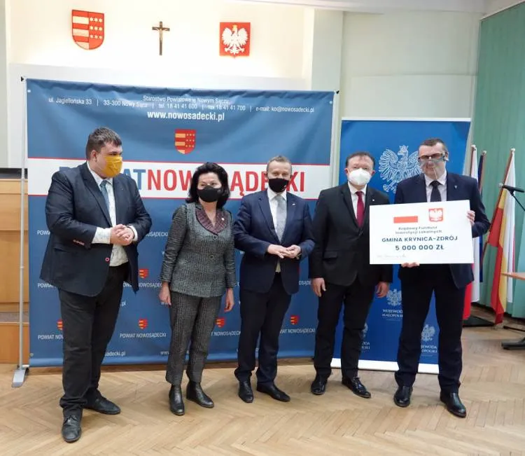 Starostwo i gminy z powiatu nowosądeckiego z dofinansowaniem z Rządowego Funduszu Inwestycji Lokalnych