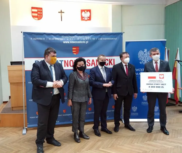 Starostwo i gminy z powiatu nowosądeckiego z dofinansowaniem z Rządowego Funduszu Inwestycji Lokalnych