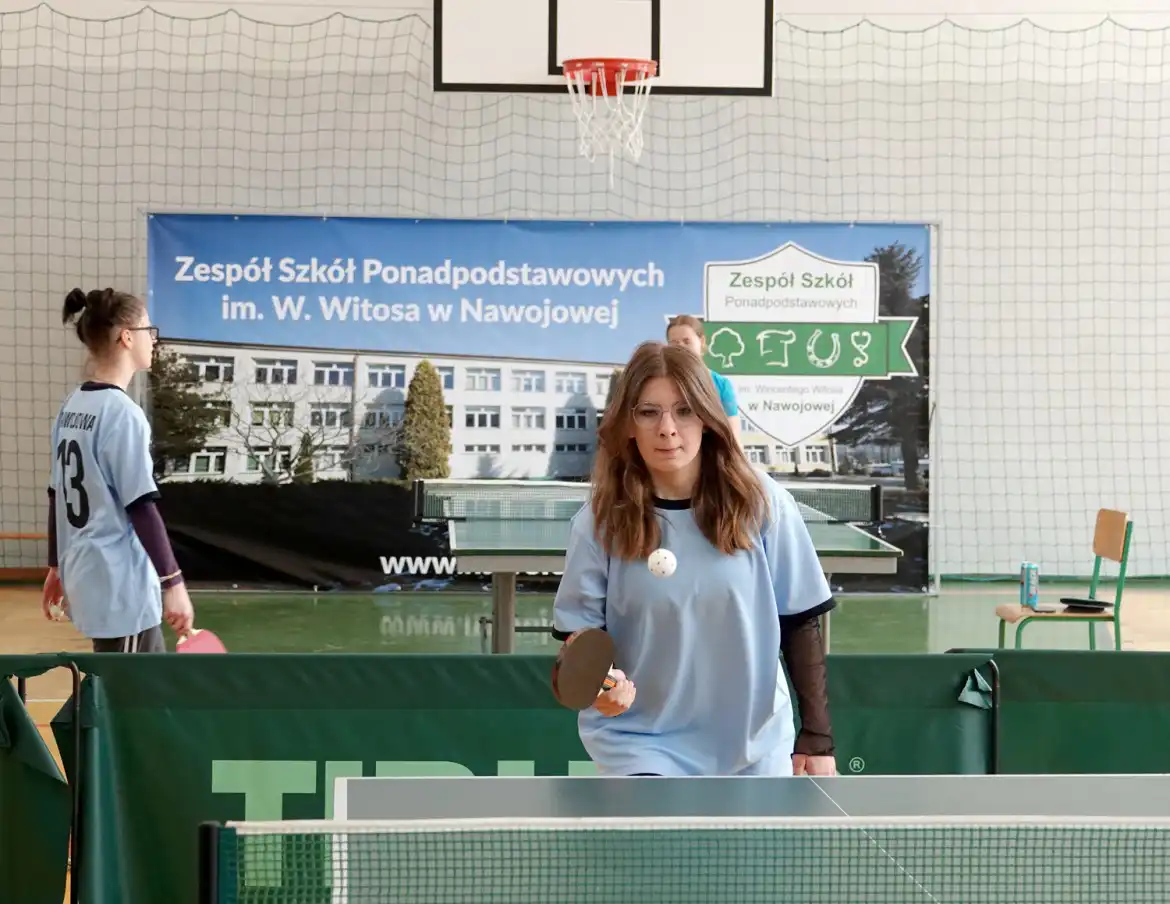 W ZSP w Nawojowej rozegrano turniej tenisa stołowego