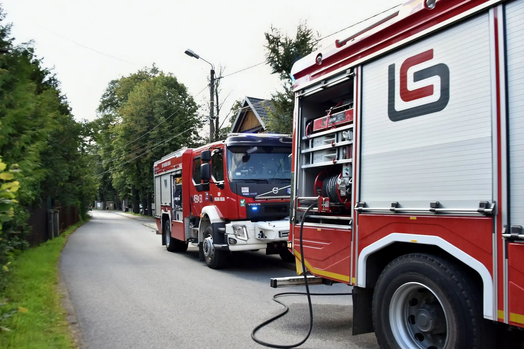 Mszana Dolna: Pożar kotłowni w budynku mieszkalnym