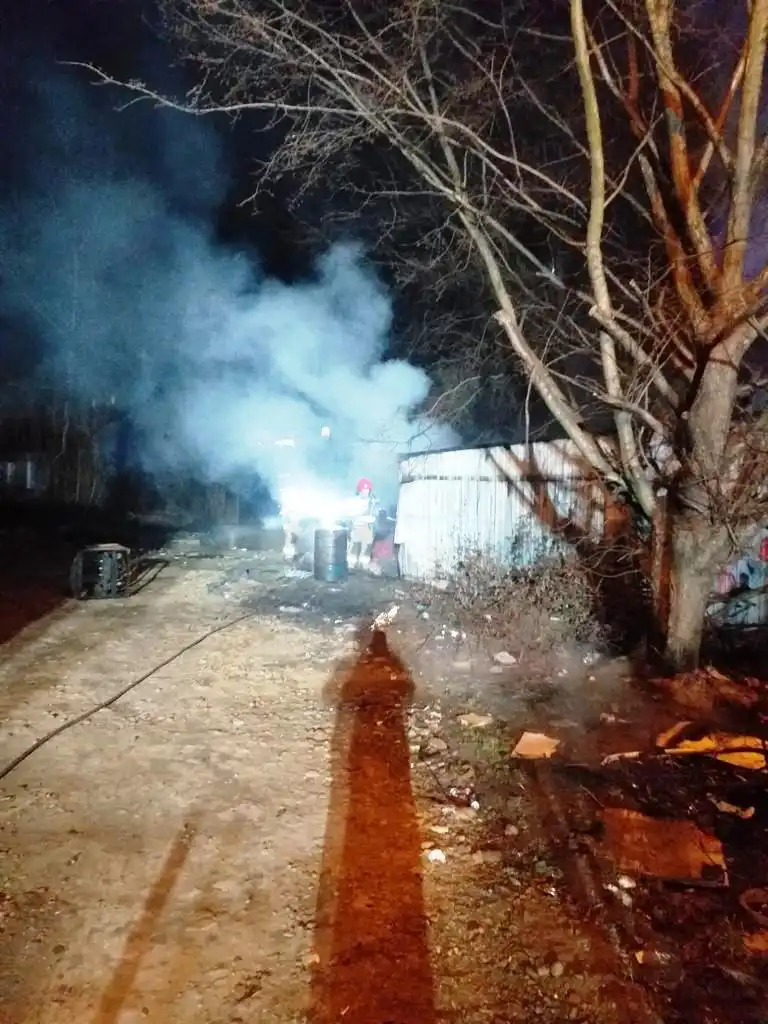 Nowy Sącz: Pożar garażu na ul. Gwardyjskiej