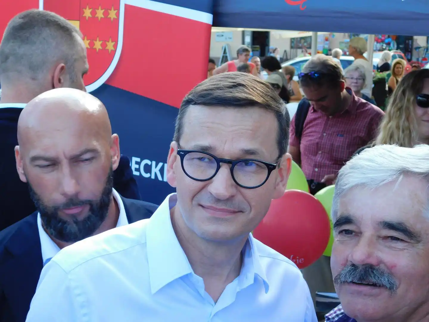 Premier Mateusz Morawiecki z wizytą w Starym Sączu [FILM]