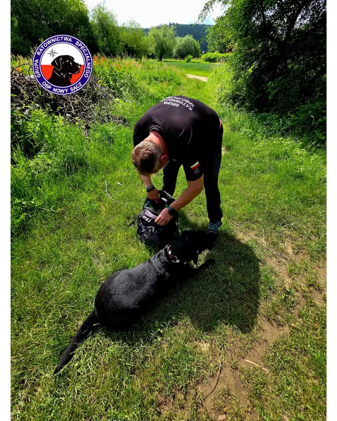 Dzieci, pies i akcja ratunkowa… na szczęście tylko w ramach ćwiczeń!