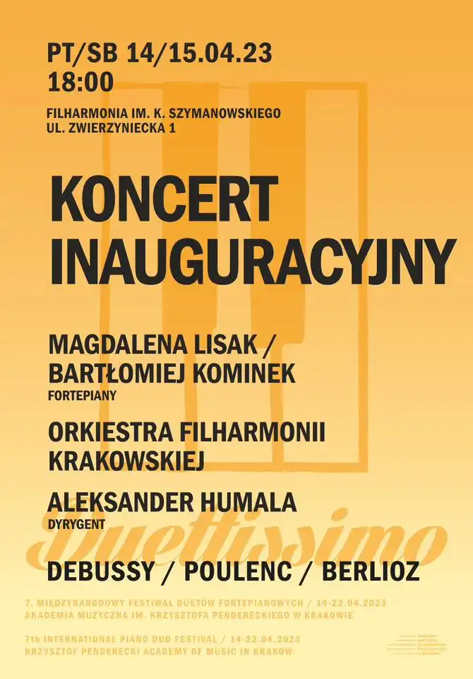 Małopolska: Wydarzenia kulturalne na weekend 13 - 16 kwietnia