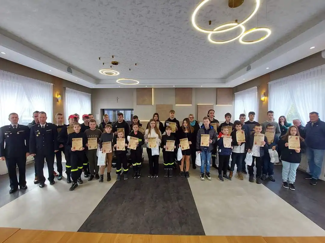 W ZS w Łącku są strażacy ochotnicy