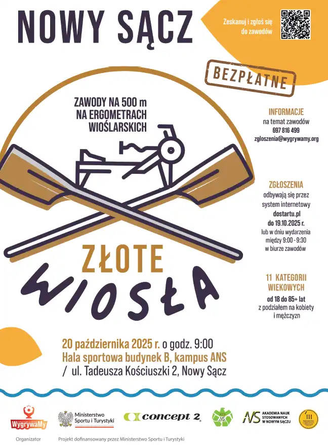 Sprawdź swoją siłę na ergometrze! Złote Wiosła czekają Sprawdź swoją siłę na ergometrze! Złote Wiosła czekają