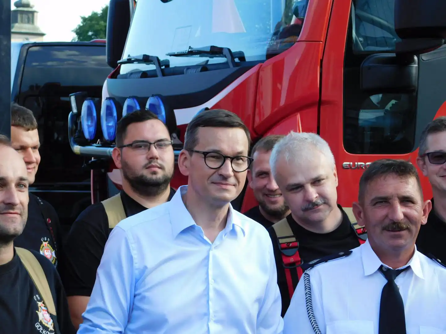 Premier Mateusz Morawiecki z wizytą w Starym Sączu [FILM]