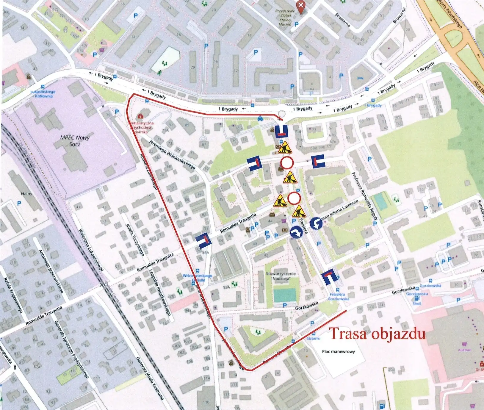 Od poniedziałku, 22 września, kierowcy w Nowym Sączu muszą przygotować się na utrudnienia – rusza przebudowa skrzyżowania ulic Freislera i Traugutta. Od poniedziałku, 22 września, kierowcy w Nowym Sączu muszą przygotować się na utrudnienia – rusza przebudowa skrzyżowania ulic Freislera i Traugutta.