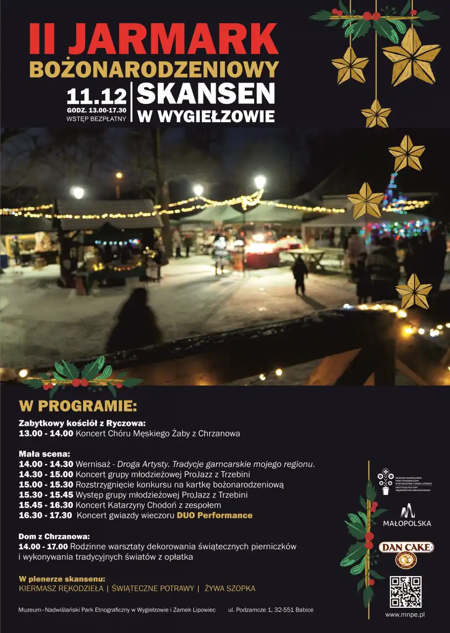 Małopolska: Wydarzenia kulturalne na weekend 8 - 11 grudnia