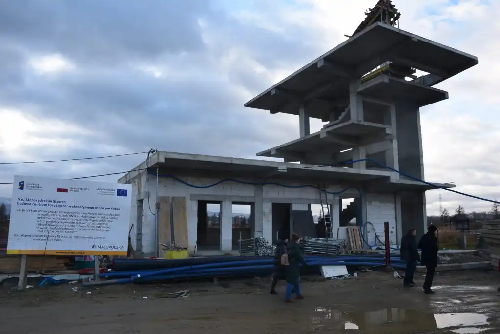 Wizytacja inwestycji w Starym Sączu