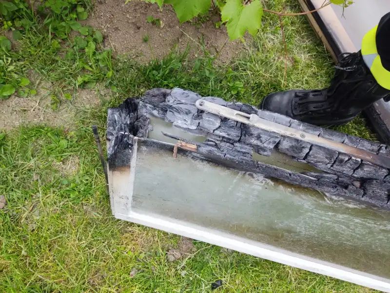 Pożar w budynku mieszkalnym w Rdziostowie