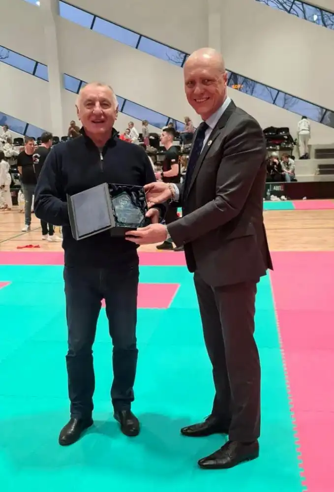 Mistrzostwa taekwon-do w hali sportowej w Marcinkowicach