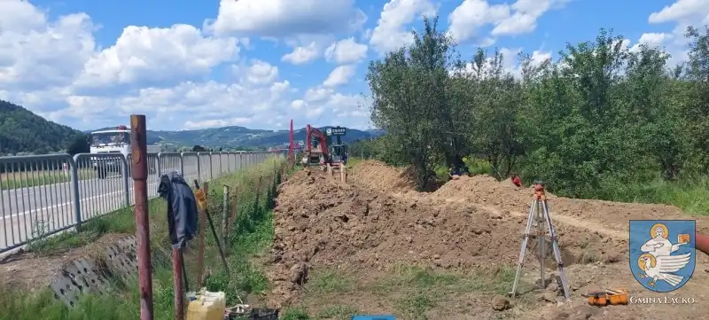 W Maszkowicach trwa rozbudowa infrastruktury wodno-ściekowej