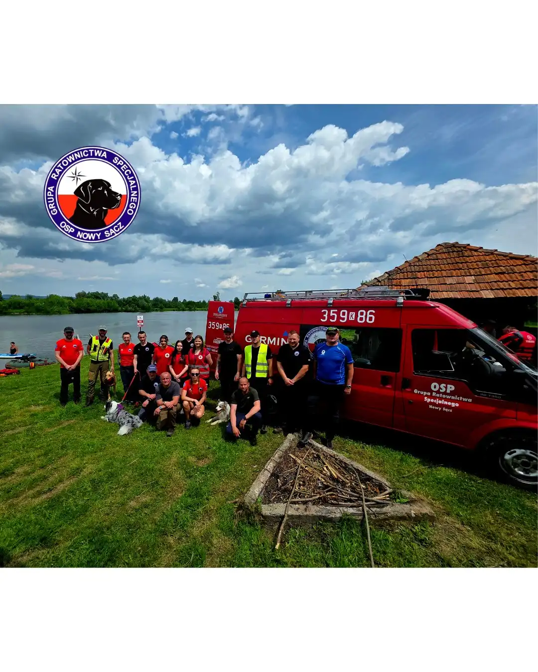 Dzieci, pies i akcja ratunkowa… na szczęście tylko w ramach ćwiczeń!