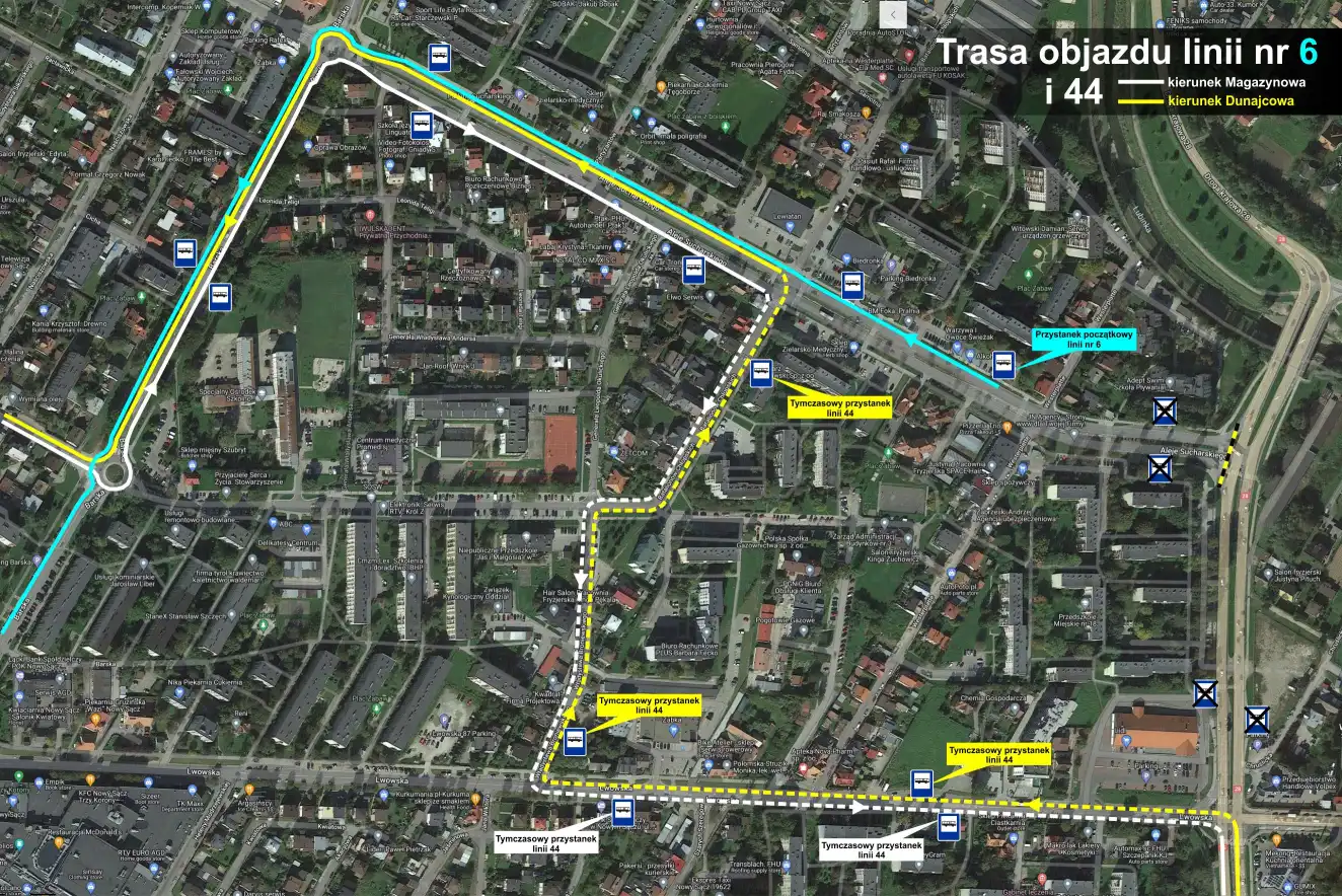 Uwaga! Od 22 września objazdy dla pięciu linii MPK