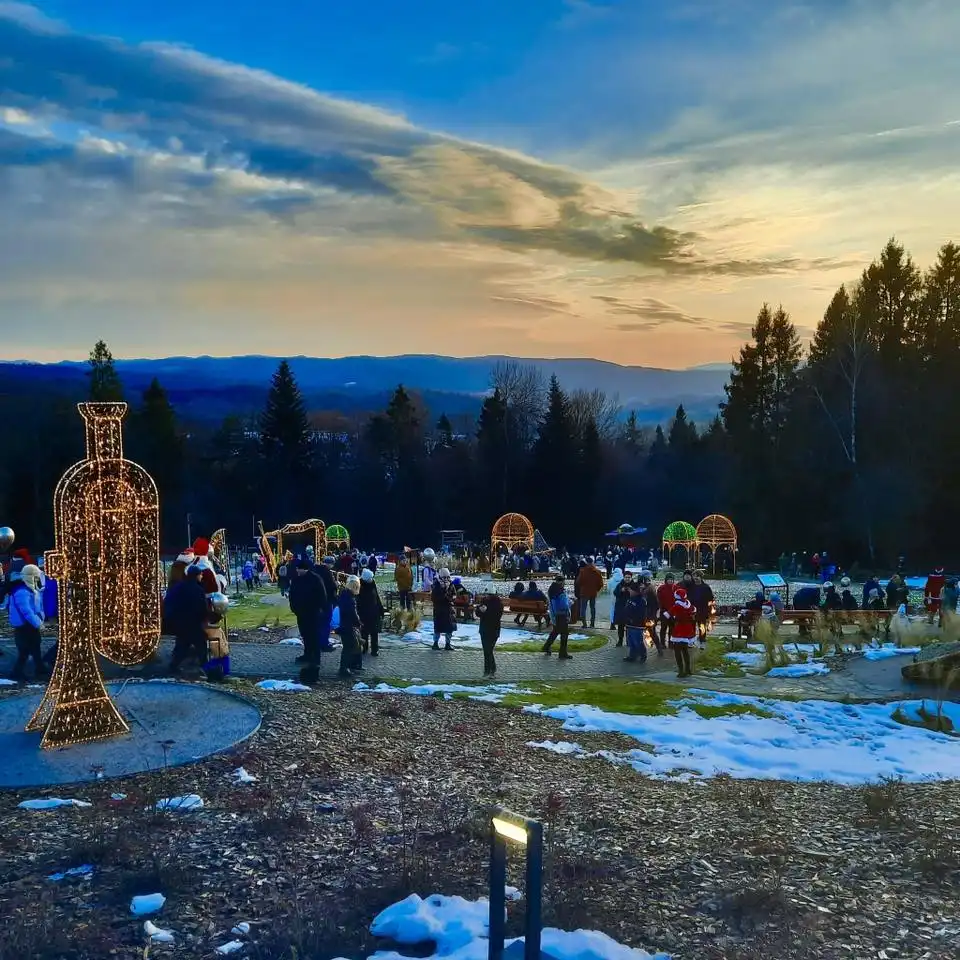 Nowe świetlne rzeźby na Polanie Muzyki i Światła. Krynica odsłania kolejną atrakcję