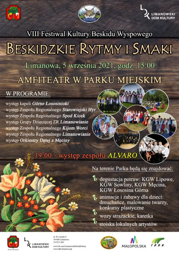 5 września festiwal „Beskidzkie Rytmy i Smaki” w Limanowej