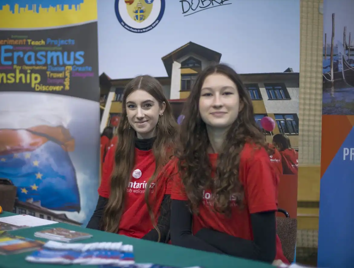 Uczniowie z ZSP w Krynicy-Zdroju na targach edukacyjnych