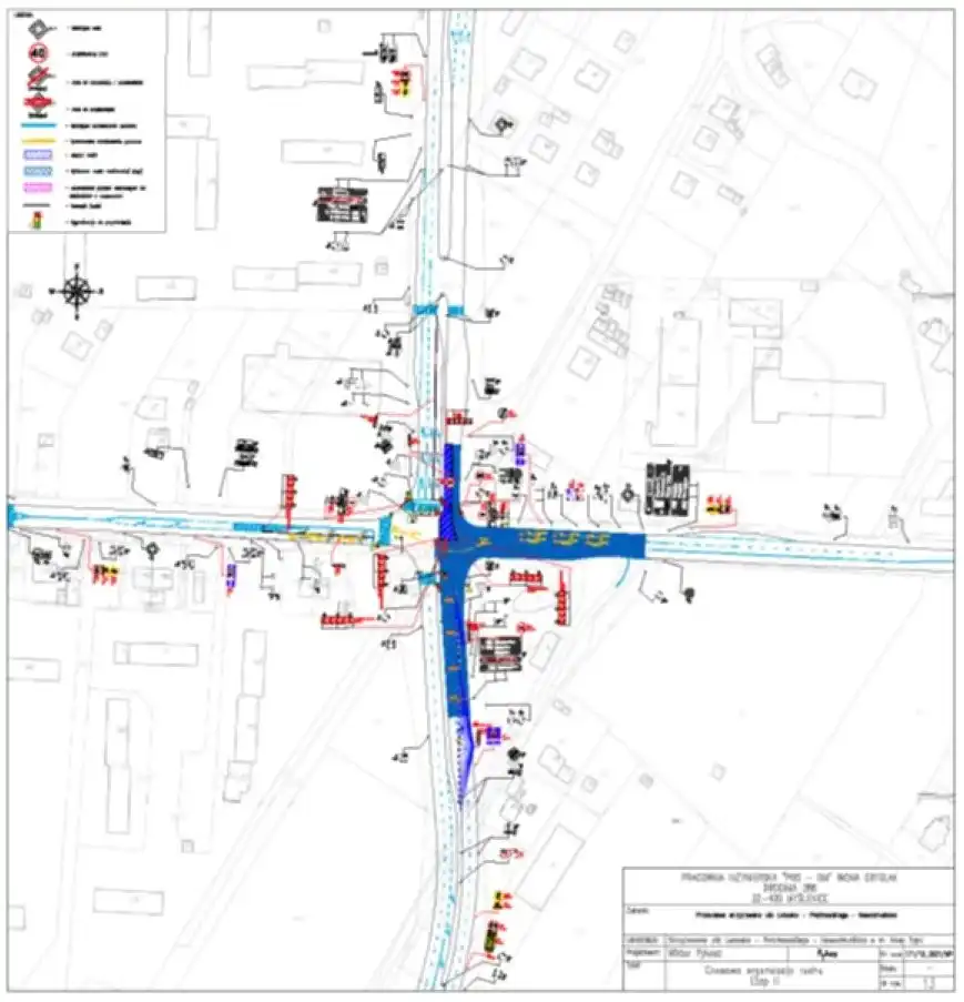 Uwaga kierowcy. od 27 kwietnia IV etap modernizacji skrzyżowania ulic Lwowska - Prażmowskiego – Nowochruślicka