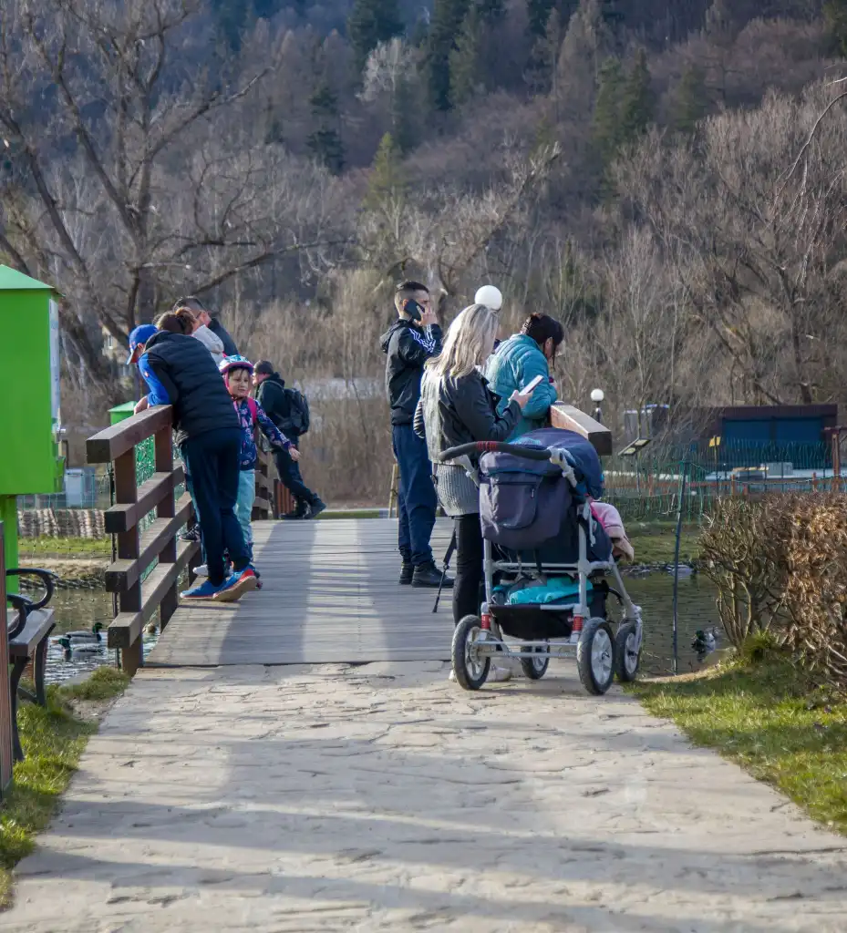 Krokusy i pierwszy dzień wiosny w muszyńskich ogrodach