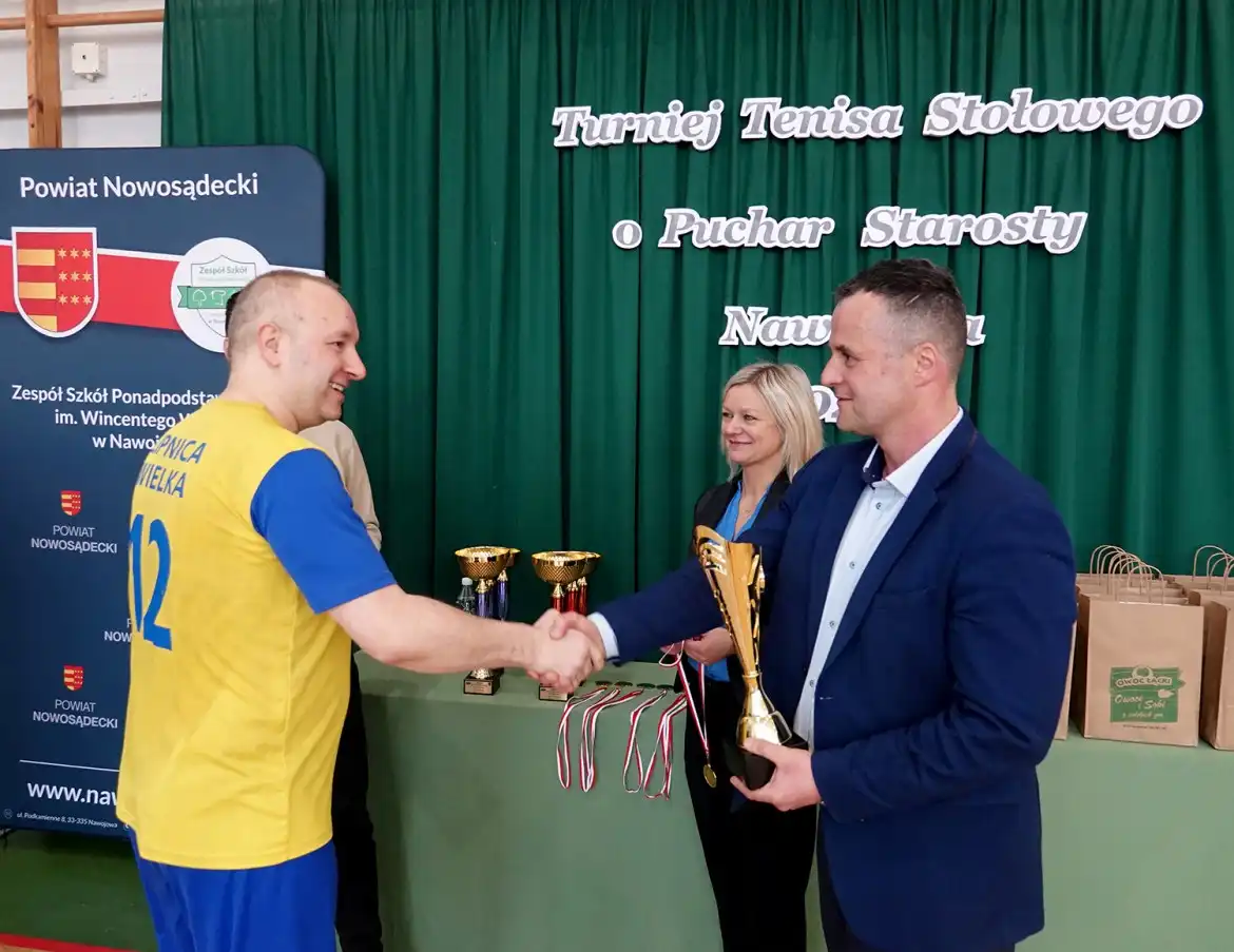 W ZSP w Nawojowej rozegrano Turniej Tenisa Stołowego