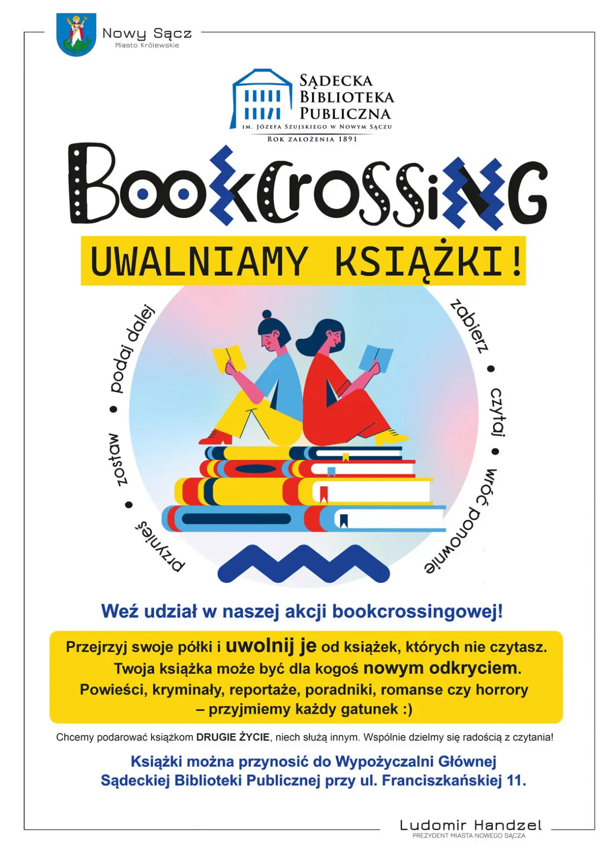 Daj książkom drugie życie. Sądecka Biblioteka zachęca do bookcrossingu