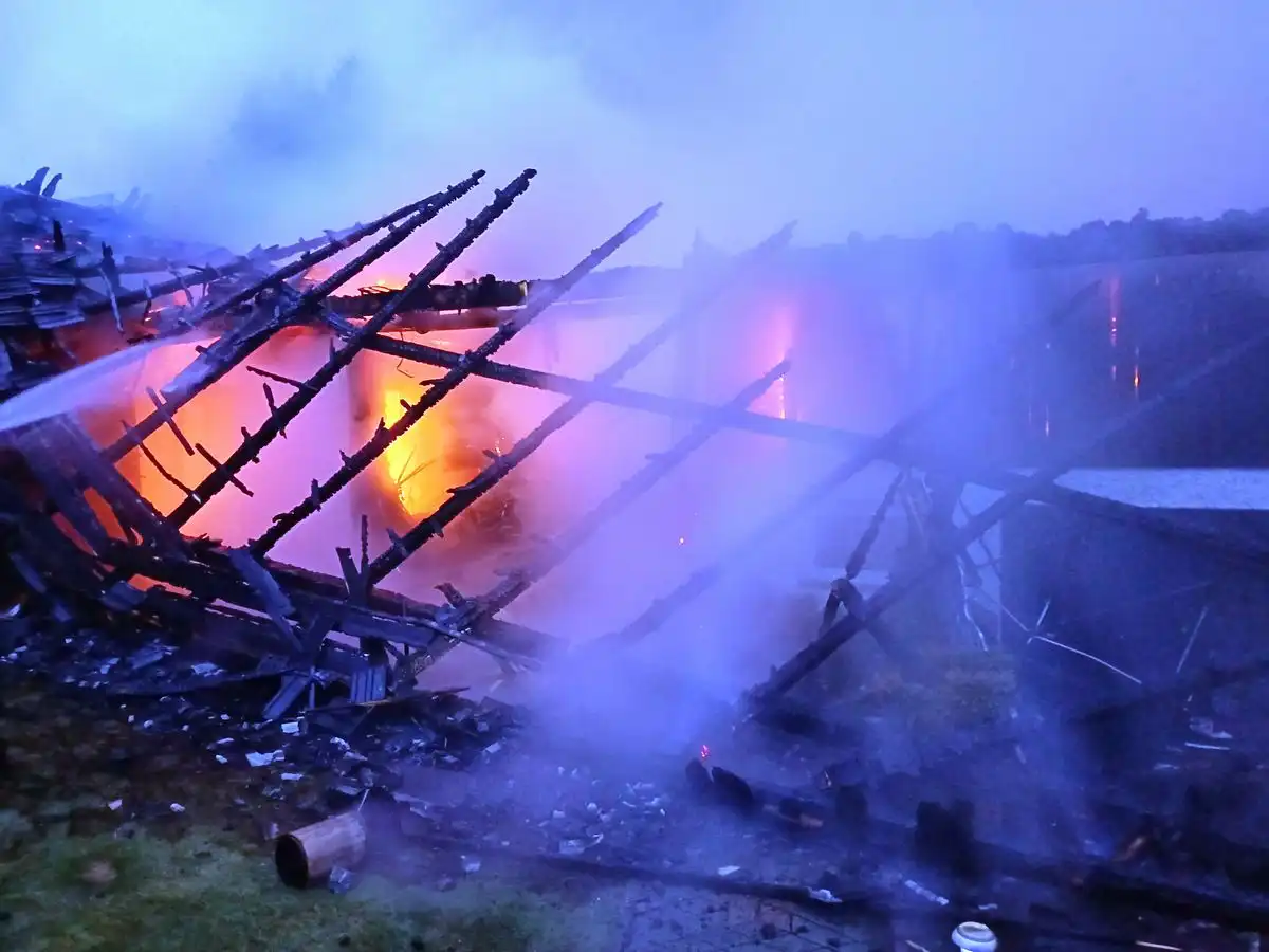 Pożar w Juraszowej. Płonął budynek gospodarczy
