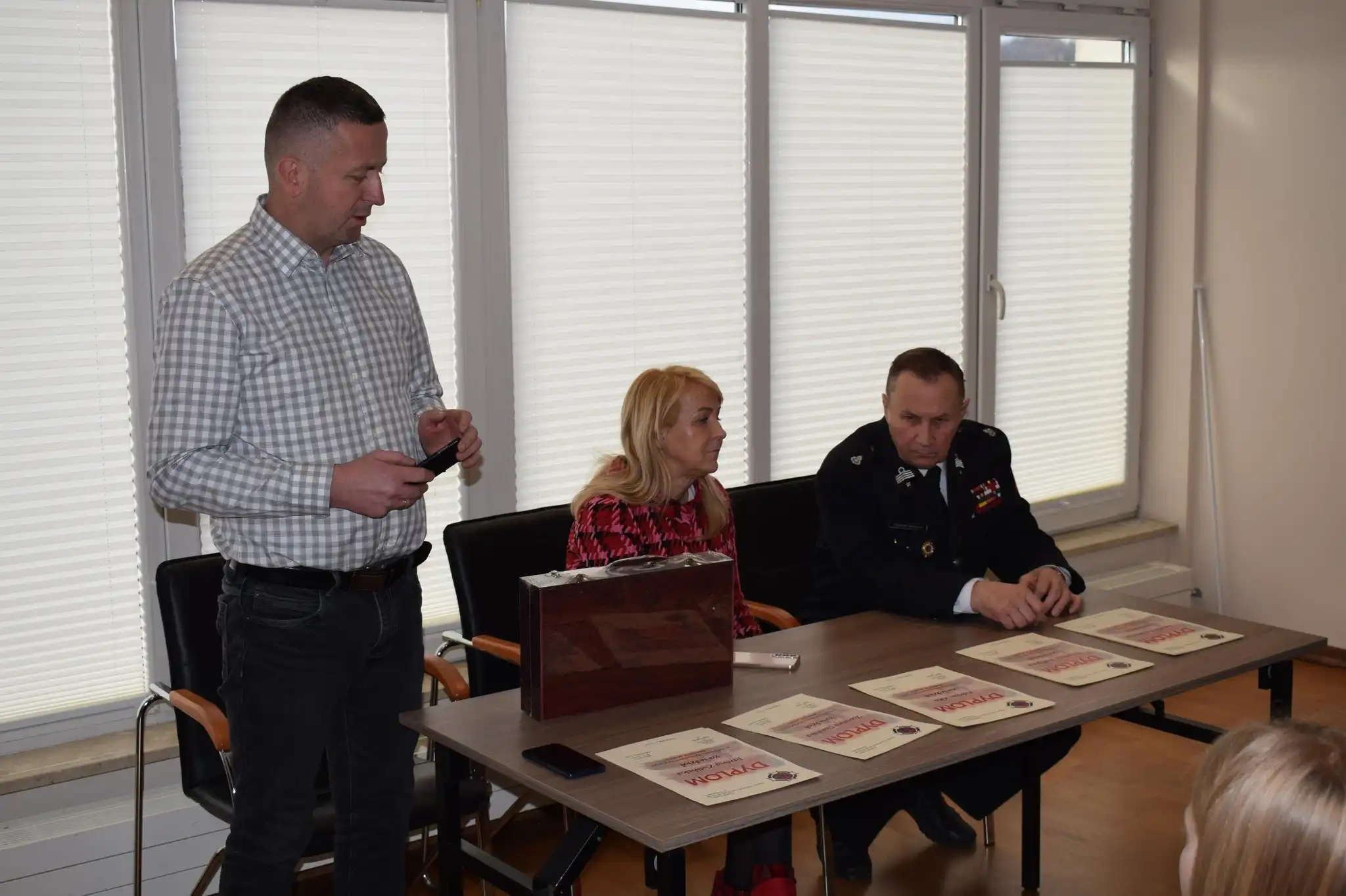 Strażackie Talenty. Wręczenie nagród w konkursie plastycznym w Podegrodziu