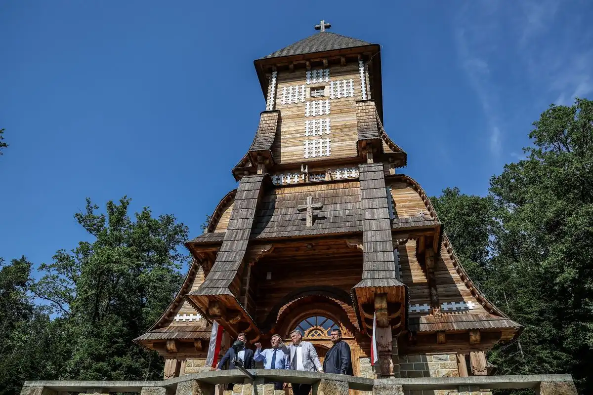 Marszałek Witold Kozłowski z wizytą w Gminie Łużna