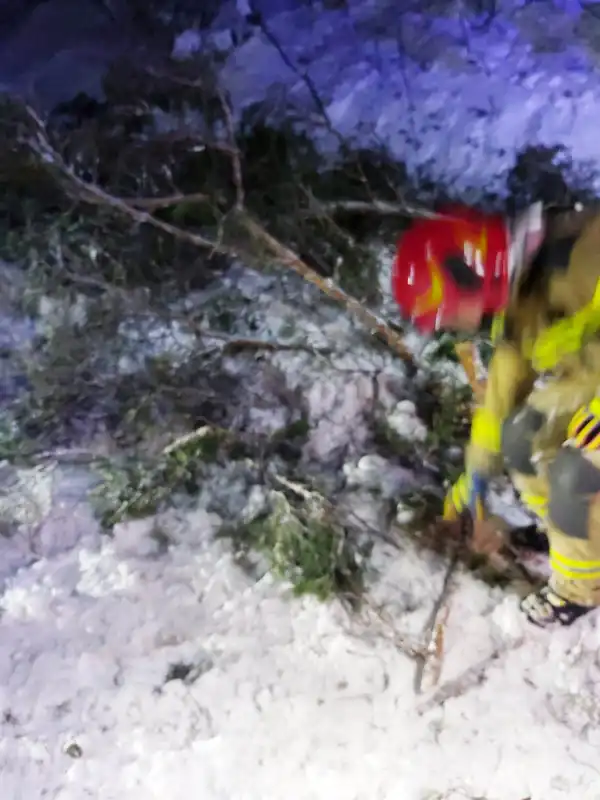 Sądecczyzna: Weekendowy atak zimy. Interweniowali strażacy