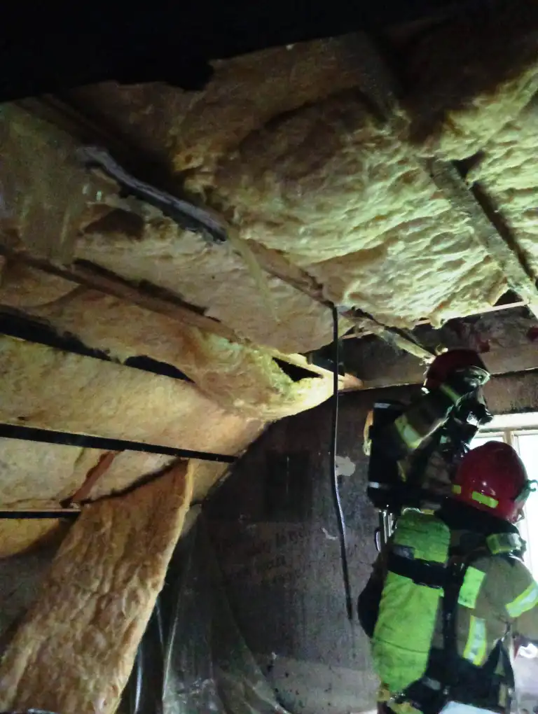 Florynka. Pożar domu. Ogień pojawił się na poddaszu budynku mieszkalnego