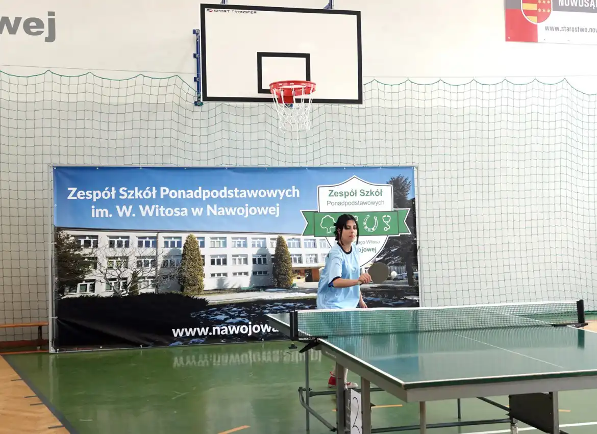 W ZSP w Nawojowej rozegrano turniej tenisa stołowego