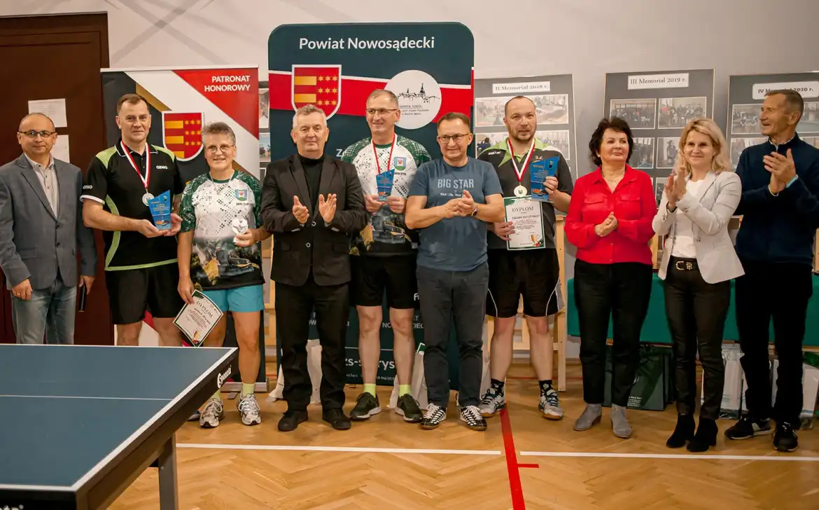 Tenisowy memoriał w ZS w Starym Sączu