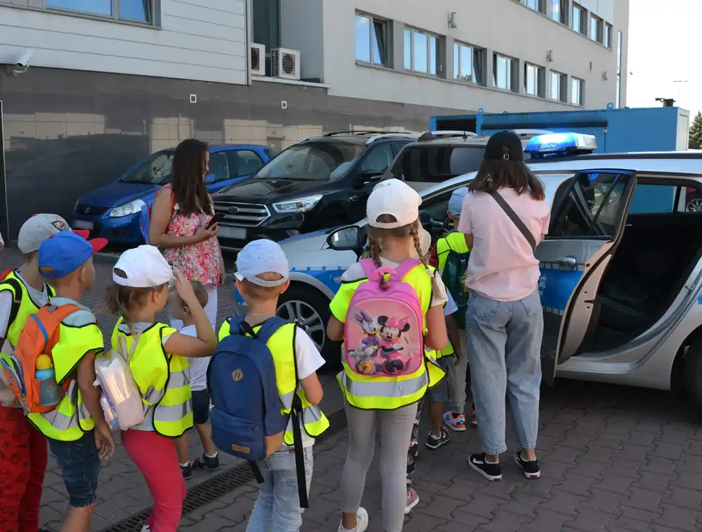 Wizyta małych gości w sądeckiej komendzie