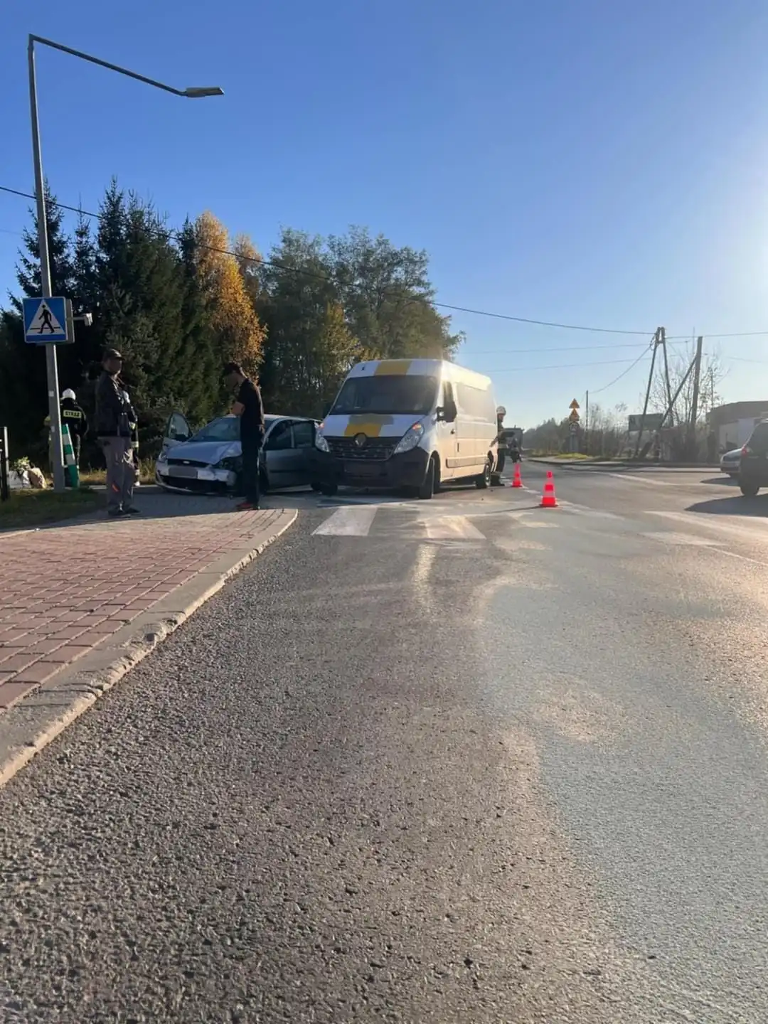 Wypadek w Jankowej. Jedna osoba ranna