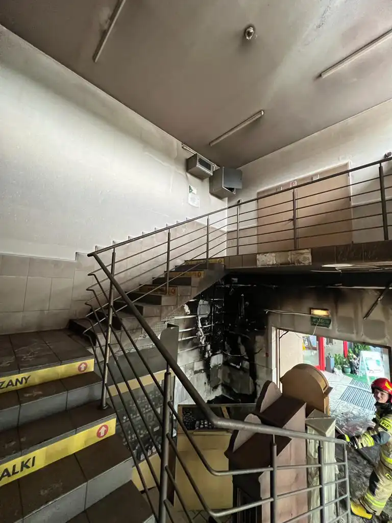 Nowy Sącz: Pożar w Galerii Handlowej