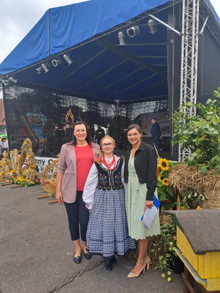 Gmina Łabowa na Dożynkach Powiatowych w Nawojowej