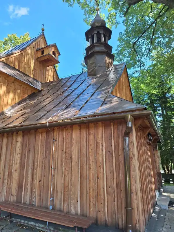 Odnowiony kościół na Juście w Tęgoborzy