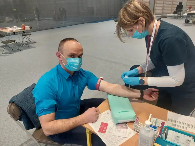 Akcja Krwiodawstwa w Korzennej. Zebrano kilkanaście litrów krwi