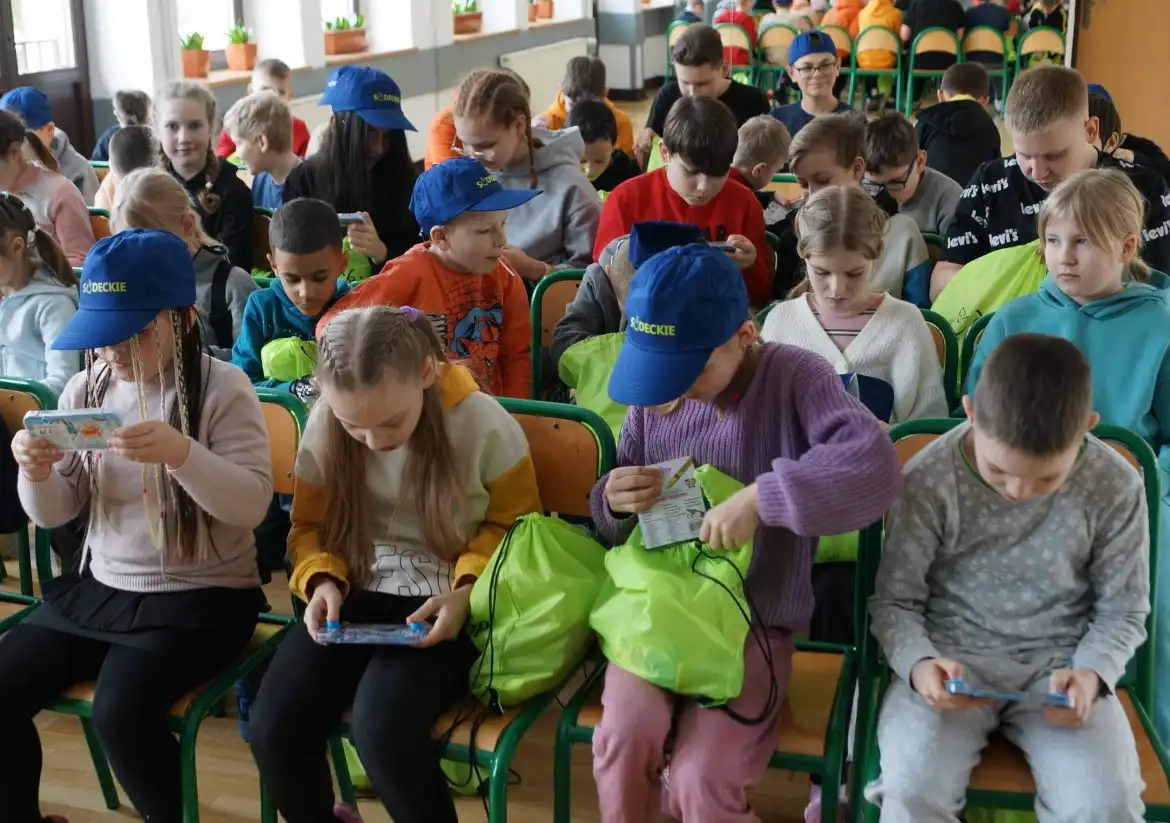 Starosta nowosądecki odwiedził dzieci z Ukrainy przebywające w DWD w Piwnicznej-Zdroju