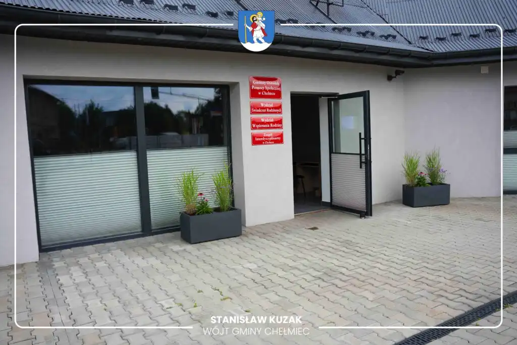 Nowa lokalizacja dla Wydziału Świadczeń Rodzinnych GOPS w Chełmcu