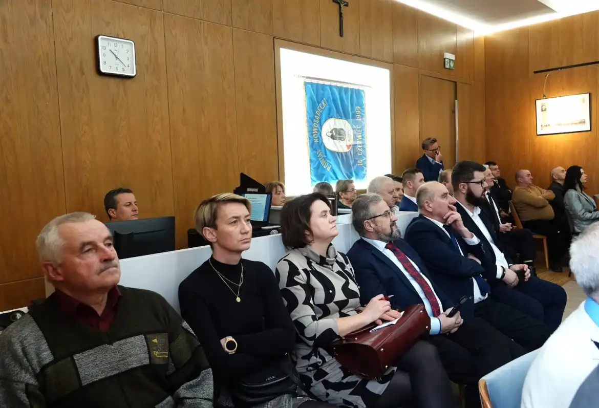 Opłatek i noworoczne wyzwania. Sołtysi Ziemi Sądeckiej spotkali się w Starostwie