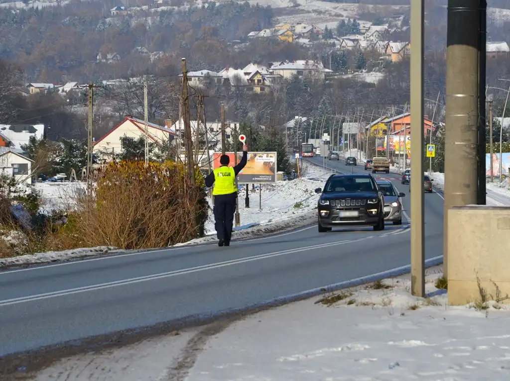 „Zapora 2023”. Sądeccy Policjanci ćwiczyli działania pościgowo-blokadowe