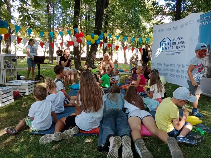 Piknik dla rodzin polskich i ukraińskich na nowosądeckich Plantach