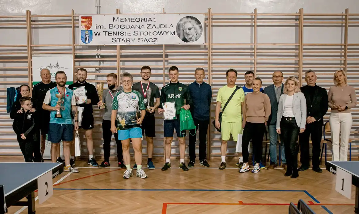 Tenisowy memoriał w ZS w Starym Sączu