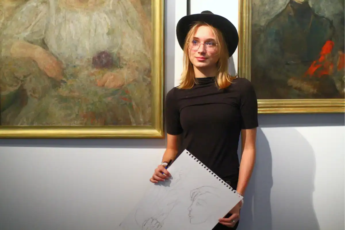 Piątek z Olgą Boznańską. Twórcze inspiracje w Młodzieżowym Domu Kultury w Gorlicach