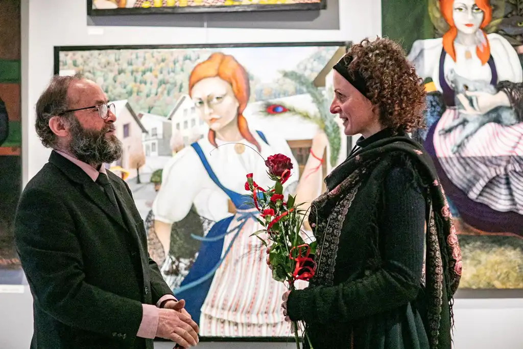 Barwne światy Marty Kołodziej w Muzeum Nikifora w Krynicy-Zdroju