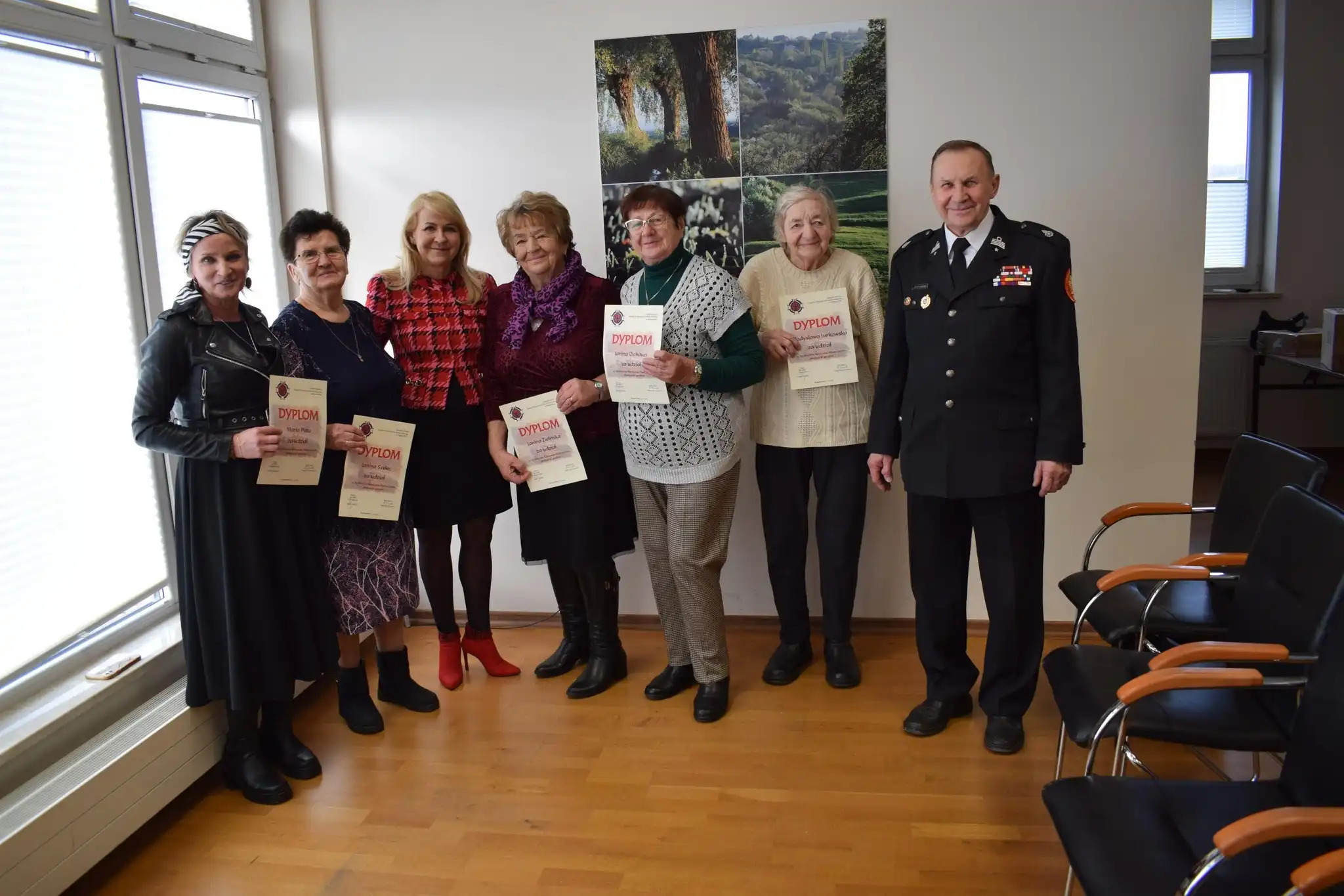Strażackie Talenty. Wręczenie nagród w konkursie plastycznym w Podegrodziu