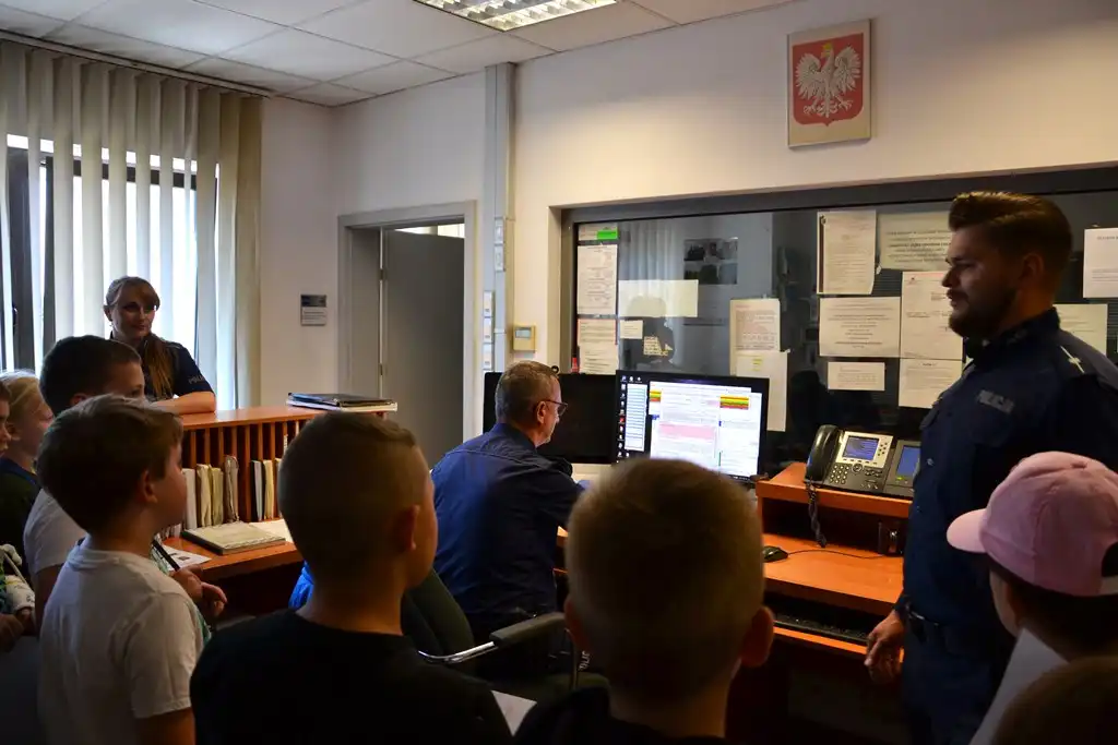 Komenda Miejska w Nowym Sączu zaprosiła najmłodszych na dzień otwarty